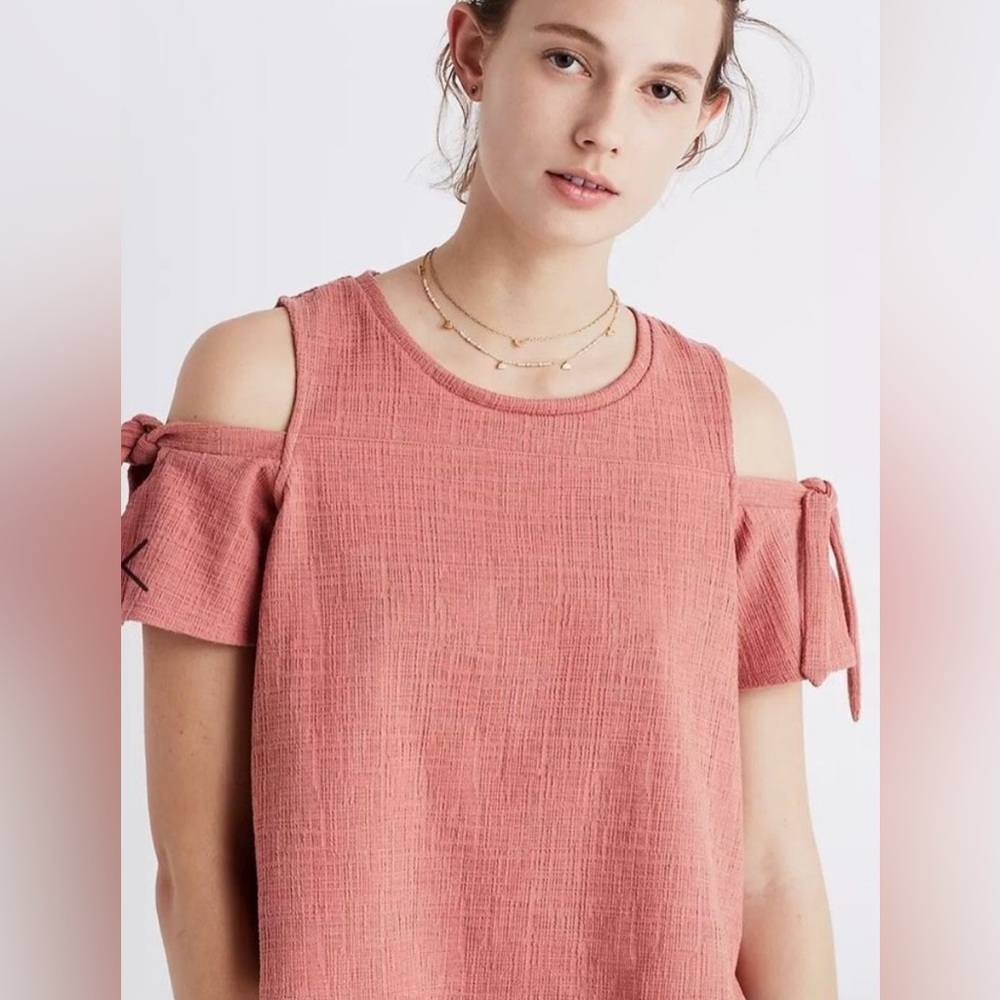 Madewell Skylark Cold-Shoulder Top size medium